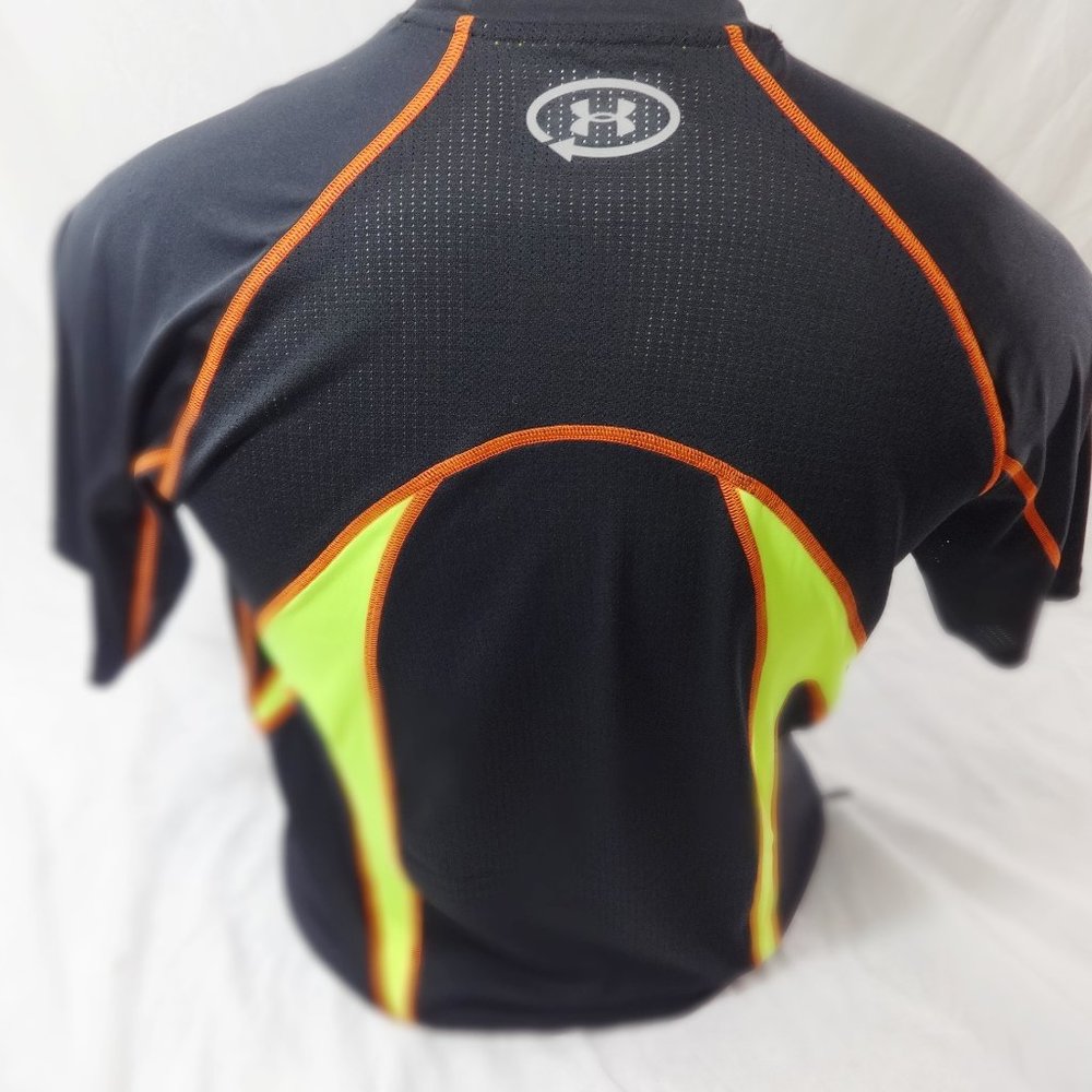 UNDER ARMOUR Black Heat Gear Shirt Size Medium - Picture 6 of 11